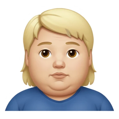 ash Trevino is a fat girl with blonde hair  sticker