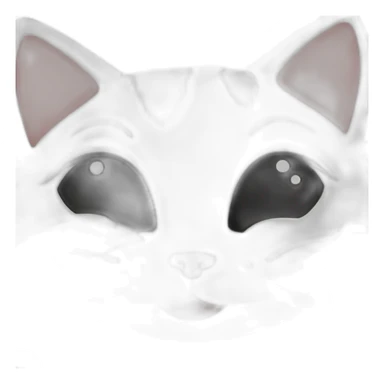 laughing black and white cat sticker