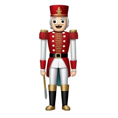 christmas nutcracker full body sticker