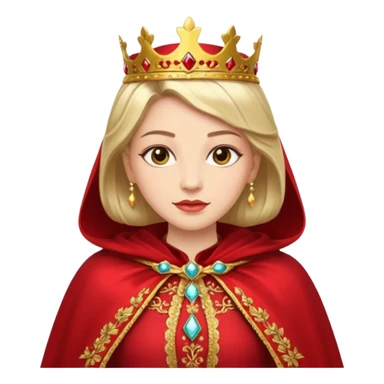red Cape Queen sticker