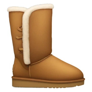 Ugg with platform sticker