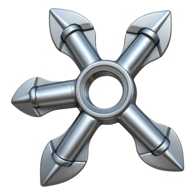 metal wing nut. sticker