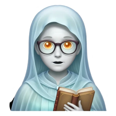 Ghost Librarian we can see through  sticker