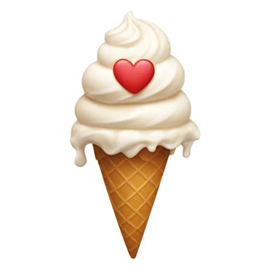Love with ice cream sticker