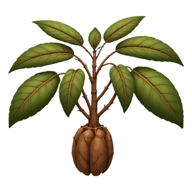 



cassava root sticker