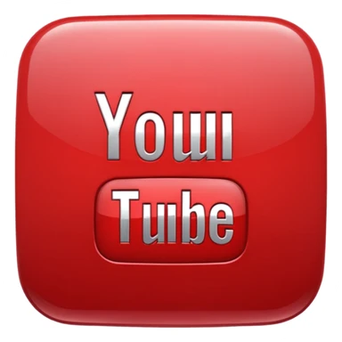 A YouTube icon sticker