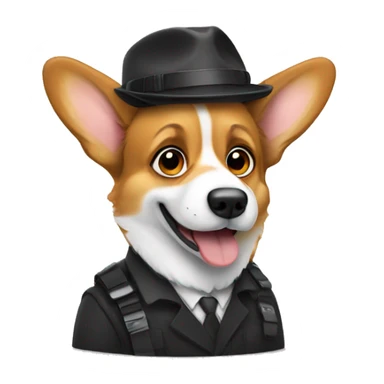 Corgi film director  sticker
