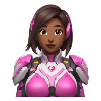 Dva from overwatch sticker