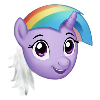 my little pony rainbow sticker