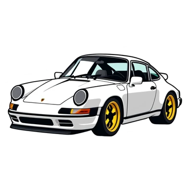 Porsche 911 sticker