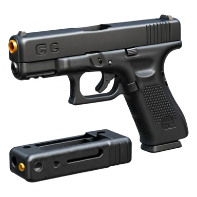 glock 18 with extendo clip sticker