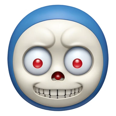 Doraemon horor sticker