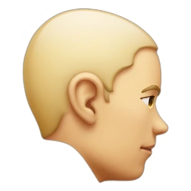 ear listening intently sticker