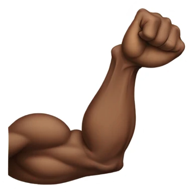 Flexing brown arm with tattoos sticker