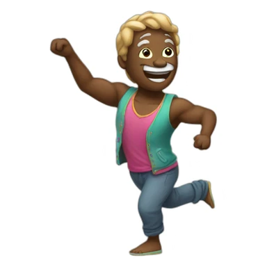 Zumbawear dancing sticker