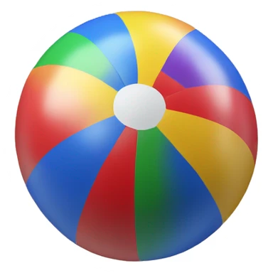 Beach ball sticker