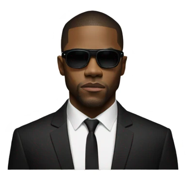 Frank ocean in men in black  sticker