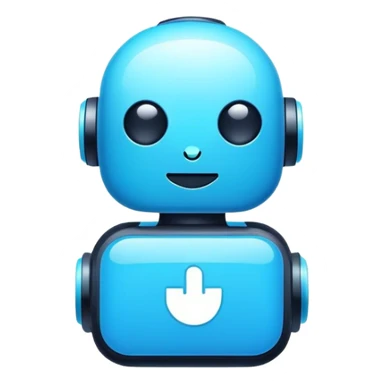 Logo icon for an AI chatbot application sticker