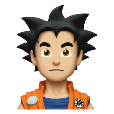 Goku from dragon ball z sticker