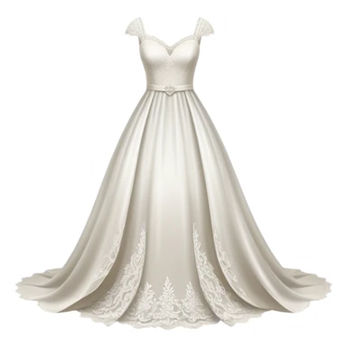 Wedding dress sticker