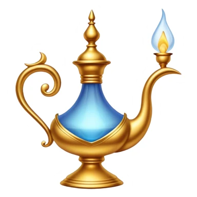 Genie lamp aladdin sticker