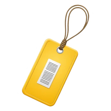  yellow Price tag sticker