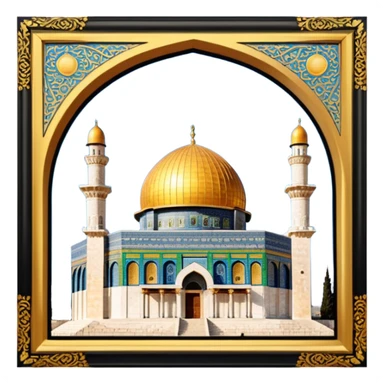 Dome of the rock, Palestine sticker