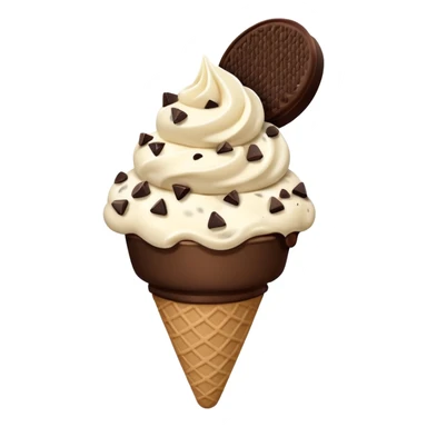 Cookies and Cream ice cream sticker