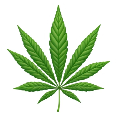 emoji hoja de marihuana sticker