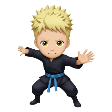 Généré moi une emoji style qui vat avec Juju kaisen sticker