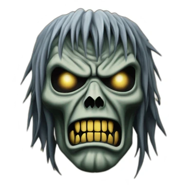 Iron Maiden Eddie number of the beast sticker