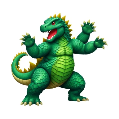 dancing godzilla sticker