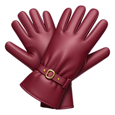 burgundy gloves sticker
