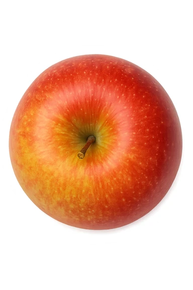 mela vista dall'alto sticker