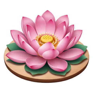 lotus flower placed on a nail board sticker