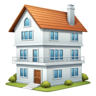 Make a simple upside down house in 2d with a black background and white lines sticker