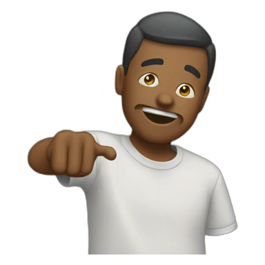 a person who do a dab sticker