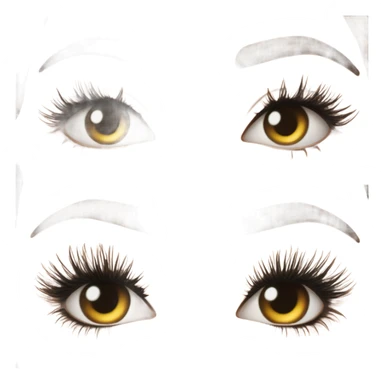 Eyelash extensions  sticker