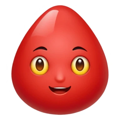 Emoji una piedra rubi  sticker