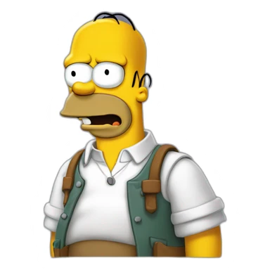 homero simpson sticker