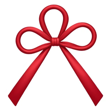 Me gustaría un moño bordó casi rojo sticker