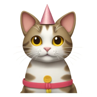 cat on birthday vacation in japan sticker