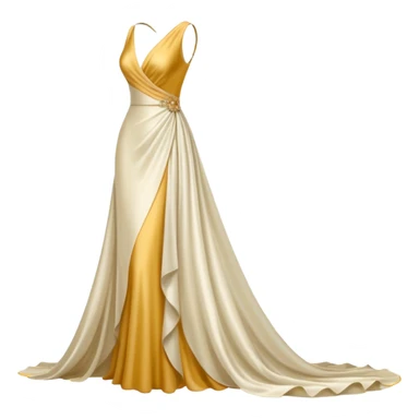 beautiful elegant flowing dress sticker