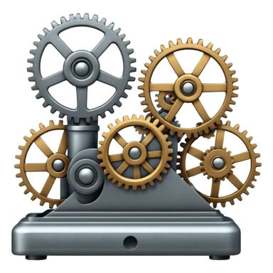 1930s era mechanical device sticker