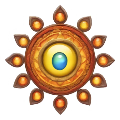 Chakra points sticker