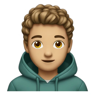 Boy in toda hoodie sticker