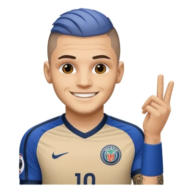 Mauro icardi gol sevinci yapıyor sticker