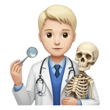 Doctor, Skeleton. sticker