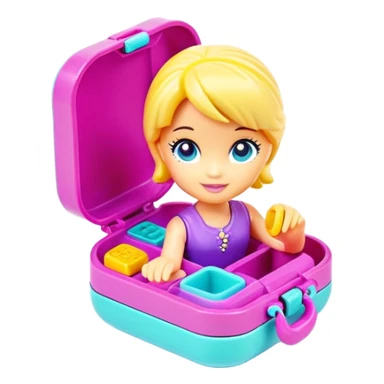 Polly Pocket toy sticker