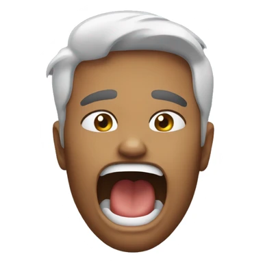 choking self emoji  sticker